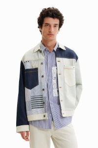 Desigual/デシグアル Desigual パッチワーク デニム オーバーシャツ/507138909