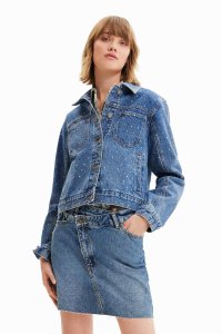 Desigual/デシグアル Desigual スタッズ デニムトラッカージャケット/507138939