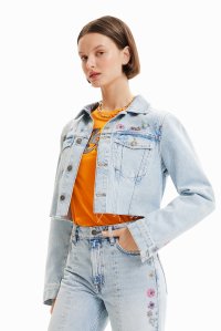 Desigual/デシグアル Desigual 花柄 ショートデニムジャケット/507138944
