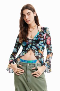 Desigual/デシグアル Desigual 花柄 フリルTシャツ/507138975