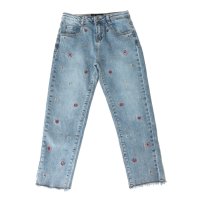 Desigual/デシグアル Desigual 【キッズコレクション】刺繍入りマムシルエットのガールズジーンズ/507139088
