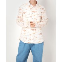 Desigual/デシグアル Desigual プリント入りコットン素材のメンズシャツ/507139102