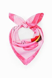 Desigual/デシグアル Desigual Pink Panther カレ スカーフ/507139305