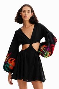 Desigual/デシグアル Desigual　 Stella Jean カットアウト ショートワンピース/507139387