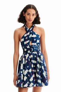 Desigual/デシグアル Desigual Stella Jean ホルターネック ショートワンピース/507139389