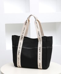 UNGRID bag/アングリッド Ungrid キャンバス ロゴテープ 大容量 ラージトートバッグ/507139701