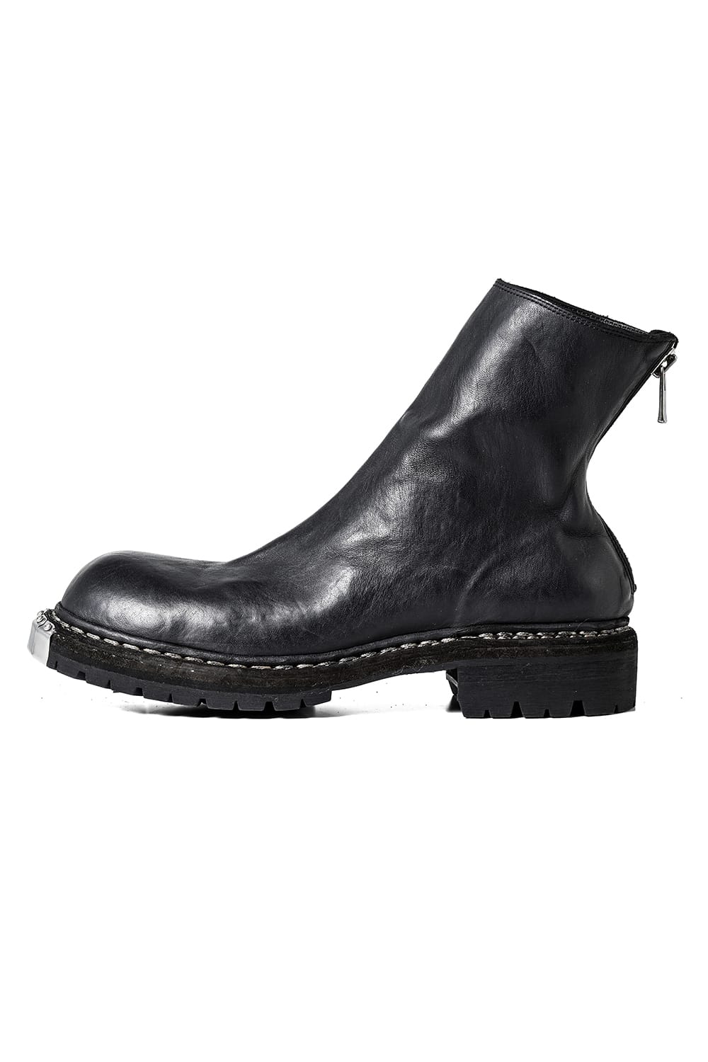 竜崇　guidi グイディ　25.5センチ グイディ GUIDI Back Zip Boots：Metal Tip(507143556