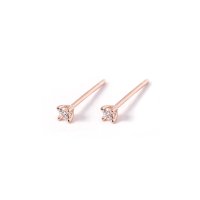 Noelmarket/ノエルマーケット Noelmarket ピアス 金属アレルギー対応 ダイヤ 小ぶり つけっぱなし 18k シンプル 仕事 人気 上品 両耳用 レディース アクセ/507144147
