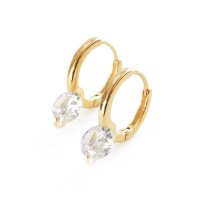Noelmarket/ノエルマーケット Noelmarket ピアス 金属アレルギー対応 フープピアス ダイヤ つけっぱなし 18k シンプル 仕事 人気 上品 両耳用 レディース /507144169