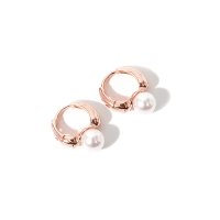 Noelmarket/ノエルマーケット Noelmarket ピアス 金属アレルギー対応 フープピアス つけっぱなし パール 18k シンプル パーティー 女性 大人 彼女 誕生日 /507144170