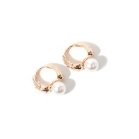 Noelmarket/ノエルマーケット Noelmarket ピアス 金属アレルギー対応 フープピアス つけっぱなし パール 18k シンプル パーティー 女性 大人 彼女 誕生日 /507144170