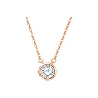 Noelmarket/ノエルマーケット Noelmarket 一粒ネックレス ダイヤ ネックレス 金属アレルギー対応 レディース 18kコーティング シルバー シンプル 人気 プレゼ/507144175