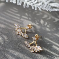 Noelmarket/ノエルマーケット Noelmarket ピアス 金属アレルギー対応 ダイヤ 18k シンプル 上品 揺れる 上品 パーティー フォーマル シルバー ゴールド/507144203