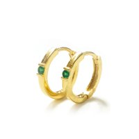 Noelmarket/ノエルマーケット Noelmarket ピアス 金属アレルギー対応 フープピアス つけっぱなし 揺れる ダイヤ 18k シンプル 仕事 人気 上品 誕生日 プレ/507144204