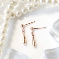 Noelmarket/ノエルマーケット Noelmarket ピアス 金属アレルギー対応 ドロップ 雫 つけっぱなし 18k シンプル 仕事 人気 上品 パーティー 誕生日 プレゼン/507144205