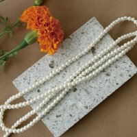 Noelmarket/ノエルマーケット Noelmarket パールネックレス 2連 ネックレス ロングネックレス 金属アレルギー対応 結婚式 入学式 卒業式 レディース 18kコー/507144208