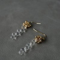 Noelmarket/ノエルマーケット Noelmarket ピアス 金属アレルギー対応 シンプル 揺れる ガラス シルバー925 18k シルバー ゴールド 誕生日 プレゼント/507144219