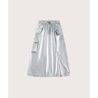LA POMME petit/ラポミ プチ LA POMME petit Functional Style Silver Skirt ファンクショナルスタイルシルバースカート/507144246