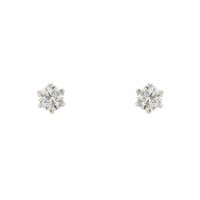 Canal ４℃/カナルヨンドシー Canal4℃ ピアス 一粒 ホワイトゴールド/507144850
