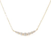 Canal ４℃/カナルヨンドシー Canal4℃ ネックレス ラインモチーフ イエローゴールド/507144869
