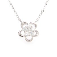 Canal ４℃/カナルヨンドシー Canal4℃ ネックレス フラワー シルバー/507144883