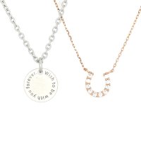 Canal ４℃/カナルヨンドシー Canal4℃ ペアネックレス 馬蹄 【Lady】151844421002【Men】151844420052/507144885