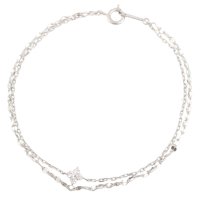 Canal ４℃/カナルヨンドシー Canal4℃ ブレスレット 2連 フラワー シルバー/507144890