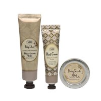 SABON/サボン SABON 3点セット ハンドクリーム30ml+ボディローション(チューブ)50ml+スクラブ60g パチュリラベンダーバニラ【返品不可商品】/507144984