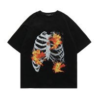 At Marvelous/アットマーベラス At Marvelous プリントTシャツ ストリートファッション メンズ 半袖Tシャツ カジュアル ビッグT オーバーサイズ プリントT 夏/507145696