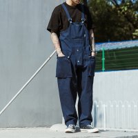 At Marvelous/アットマーベラス At Marvelous ミリタリー オーバーオール メンズ ヘリンボーン ツイル ワークパンツ サロペット ストリートファッション 作業着 /507145697