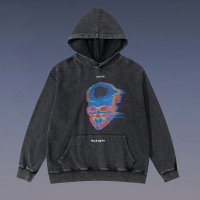 At Marvelous/アットマーベラス At Marvelous スウェットパーカー プルオーバー メンズ トレーナー 裏毛 スカル トップス スエット ブランド 黒 ブラック ピグ/507145700