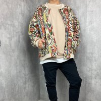 At Marvelous/アットマーベラス At Marvelous ジャカード ブルゾン MA－1 メンズ 総柄 羽織り アウター アメカジ 渋谷 原宿 ストリート ジャケット 春 1/507145704