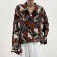 At Marvelous/アットマーベラス At Marvelous シャツ 幾何学柄 花柄 柄 派手 メンズ かっこいい おしゃれ 長袖 グラフィック 総柄 総柄プリント 柄シャツ き/507145712