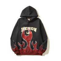 At Marvelous/アットマーベラス At Marvelous フードパーカー 長袖 裏毛 フーディ スウェット プルオーバー メンズ カジュアル ストリート 柄 フレイム プリン/507145739