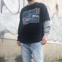 At Marvelous/アットマーベラス At Marvelous トレーナー スウェット メンズ アシンメトリースリーブ ストリートファッション フェイクレイヤード 長袖 アシメ/507145782