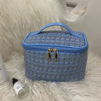 Chime Trip/チャイムトリップ Chime Trip ポーチ バニティポーチ 化粧品 マルチポーチ 小物入れ トラベルポーチ 旅行 ツイード カラフル パステル モノトーン /507145789