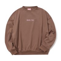 Belle Cie/ベルシー Belle Cie トレーナー レディース 韓国 スウェット かわいい ブランド 薄手 ミニ裏毛 ベルシー 長袖 スエット トップス ワンポイント シ/507145882