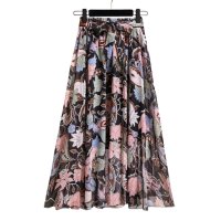 Belle Cie/ベルシー Belle Cie スカート ロング 花柄 フレアスカート シフォン ふわふわ シフォンスカート ロングスカート ふんわり かわいい お洒落 フラワー/507145903