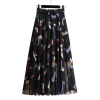 Belle Cie/ベルシー Belle Cie スカート ロング 花柄 フレアスカート シフォン ふわふわ シフォンスカート ロングスカート ふんわり かわいい お洒落 フラワー/507145903