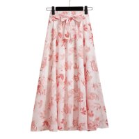 Belle Cie/ベルシー Belle Cie スカート ロング 花柄 フレアスカート シフォン ふわふわ シフォンスカート ロングスカート ふんわり かわいい お洒落 フラワー/507145903
