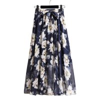 Belle Cie/ベルシー Belle Cie スカート ロング 花柄 フレアスカート シフォン ふわふわ シフォンスカート ロングスカート ふんわり かわいい お洒落 フラワー/507145903