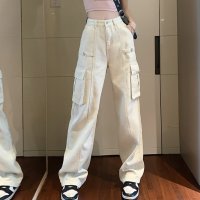Belle Cie/ベルシー Belle Cie カーゴパンツ レディース ミリタリー ワイドパンツ ピンク くすみカラー ボトムス ダスティピンク ナチュラル カジュアル パンツ/507145970