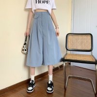 Belle Cie/ベルシー Belle Cie ガウチョ スカーチョ ミモレ丈 韓国ファッション レディース ガウチョパンツ 半端丈 リラックス パンツ 楽 らくちん 着やすい /507146099