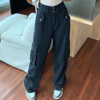 Belle Cie/ベルシー Belle Cie カーゴパンツ ズボン ロングパンツ ボトム 韓国ファッション レディース ミリタリー カジュアル トレンド ワイドパンツ パンツ /507146138
