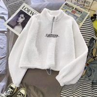 Belle Cie/ベルシー Belle Cie ハーフジップ プルオーバー トップス フリース レディース 韓国ファッション ボア カジュアル ストリート あたたかい 防寒 もこ/507146143