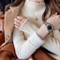 Belle Cie/ベルシー Belle Cie ニット 長袖 ハイネック 裏起毛 裏シャギー トップス リブ レディース 秋冬 きれいめ 大人 シンプル あたたかい 防寒 インナ/507146148