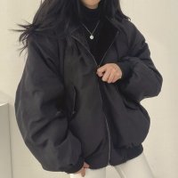 Belle Cie/ベルシー Belle Cie ジャケット ブルゾン 羽織り アウター ボア レディース 韓国ファッション 2WAY 裏ボア リバーシブル あたたかい シンプル /507146177