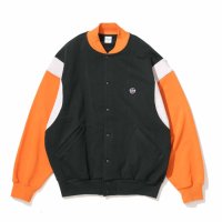 KEBOZ/ケボズ KEBOZ BB SMALL WAPPEN SWEAT VARSITY JACKET GREEN/507147377
