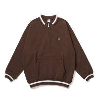 KEBOZ/ケボズ KEBOZ BB SMALL WAPPEN SWEAT POLO BROWN/507147430