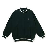 KEBOZ/ケボズ KEBOZ BB SMALL WAPPEN SWEAT POLO GREEN/507147437